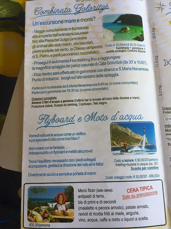 Casa vacanze Porto Frailis Villa Àrbatax Italia